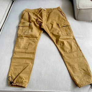 PacSun mens cargo drawstring cargo pant leg
